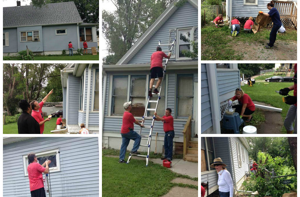 Core Bank Team Participates in the Brush Up Nebraska Paint-A-Thon