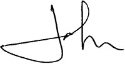 President CEO John Sorrell signature