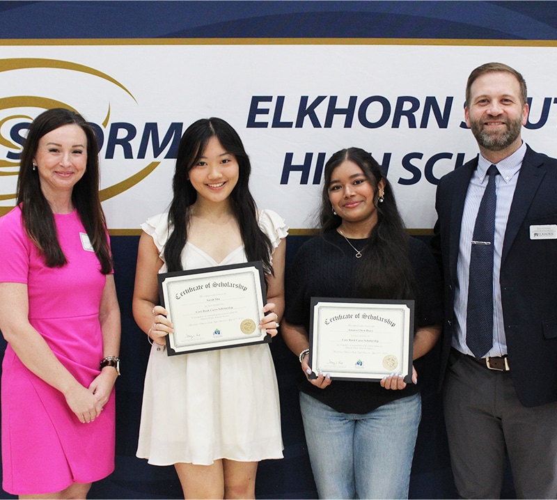 Elkhorn South Core Cares Scholarship Award Recipients